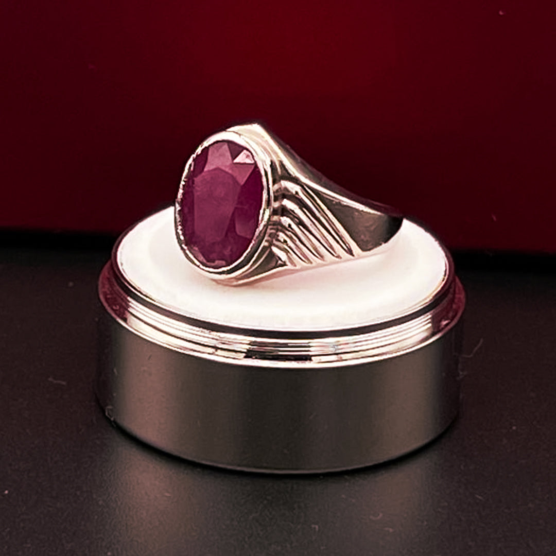 Buy Precious Ruby Gemstone Male Ring (7 Carats) – Astrogems Limited