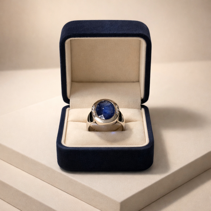 Premium quality, blue sapphire, 12 carat South African