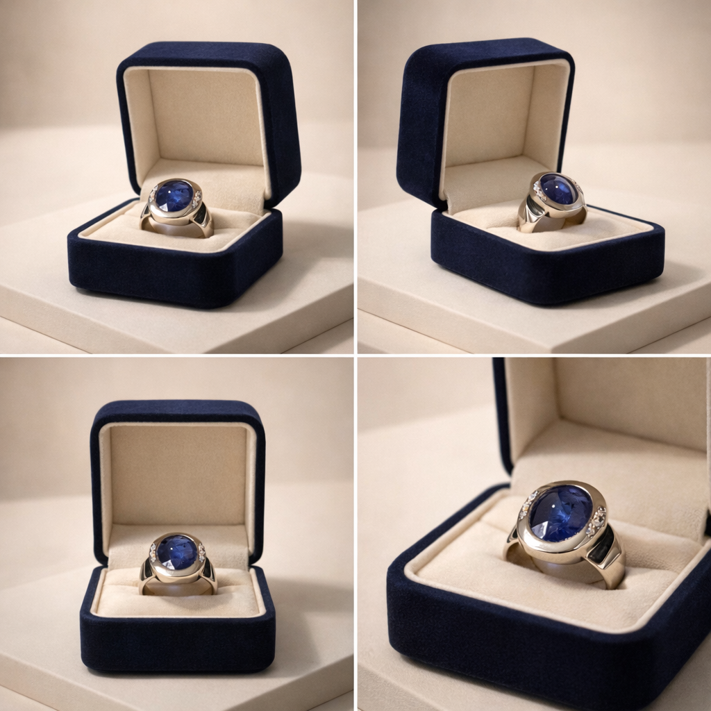 Premium quality, blue sapphire, 12 carat South African