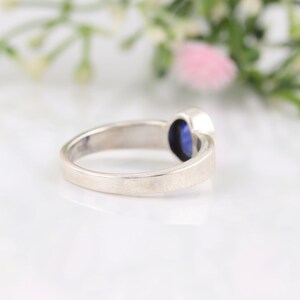 5-Carat Natural Blue Sapphire UNISEX Ring | south African  Gemstone in Sterling Silver