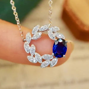 Premium Sri Lankan Blue Sapphire | 3-Carat Natural Sapphire Loket