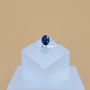 South Africa Blue Sapphire  – 3 Carats| Male Handmade Ring