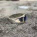South Africa Blue Sapphire  – 8 Carats| Male Handmade Ring