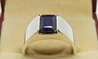 Natural Blue Sapphire (Grade 3) 8 Carats in silver ring